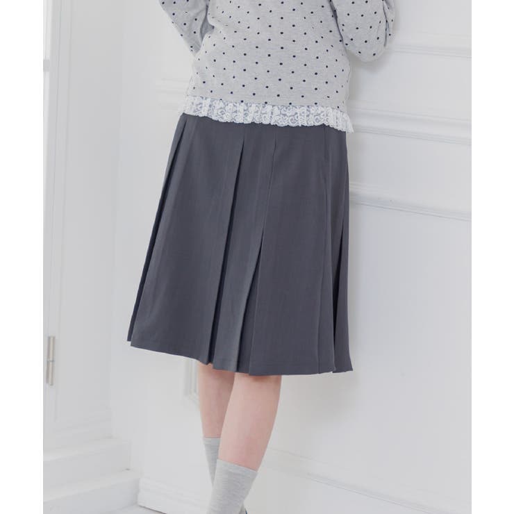 ベルト付きプリーツミディSK | RETRO GIRL | 詳細画像1 