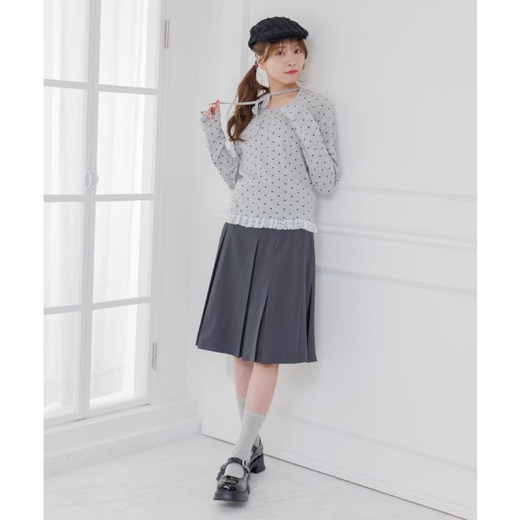 ベルト付きプリーツミディSK | RETRO GIRL | 詳細画像10 