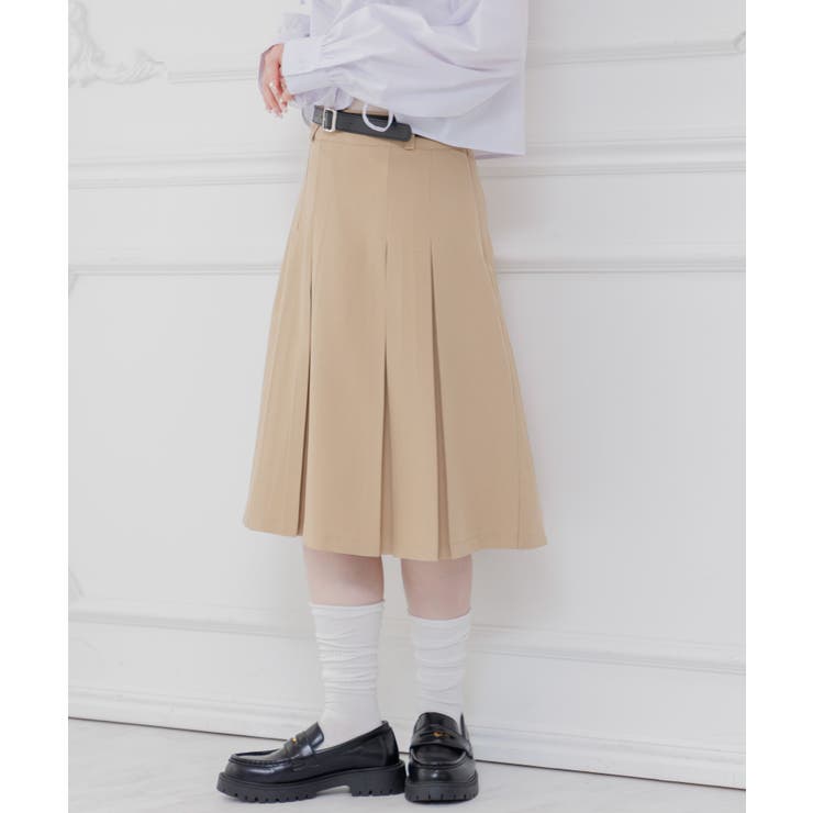 ベルト付きプリーツミディSK | RETRO GIRL | 詳細画像20 