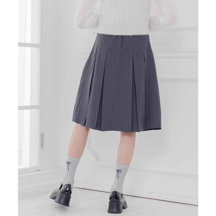 ベルト付きプリーツミディSK | RETRO GIRL | 詳細画像8 