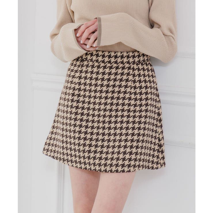 P/BRN | アソート台形ミニSK | RETRO GIRL