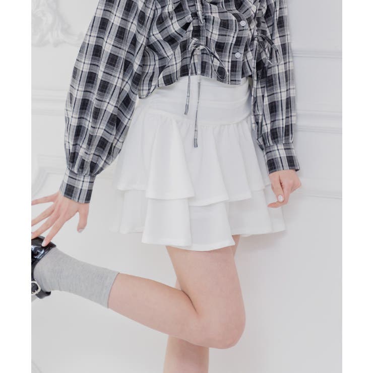 WHT1 | シャーリングフリルミニSK | RETRO GIRL