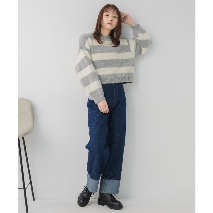 モヘアタッチボーダーNT | RETRO GIRL | 詳細画像10 