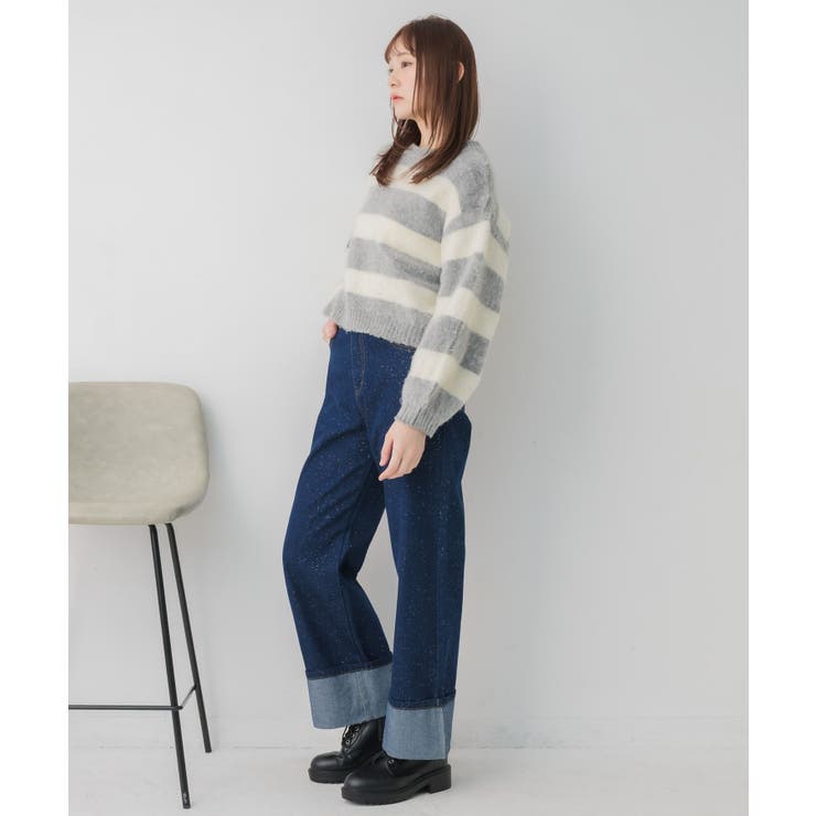 モヘアタッチボーダーNT | RETRO GIRL | 詳細画像13 