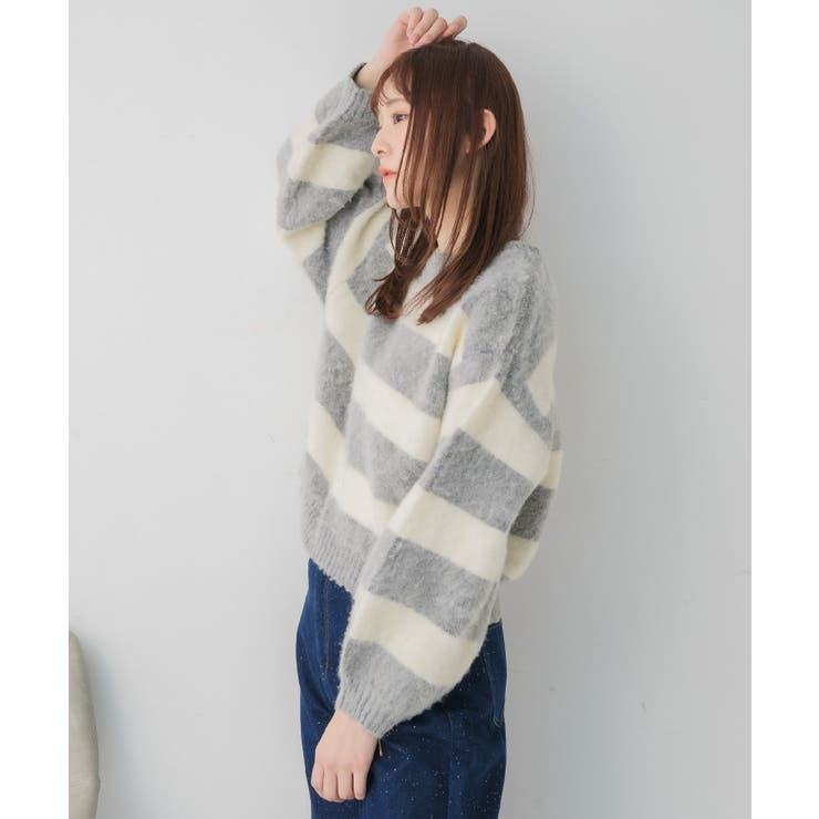 モヘアタッチボーダーNT | RETRO GIRL | 詳細画像17 