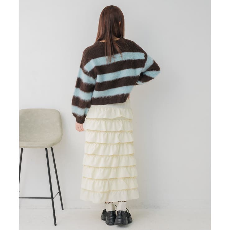 モヘアタッチボーダーNT | RETRO GIRL | 詳細画像4 