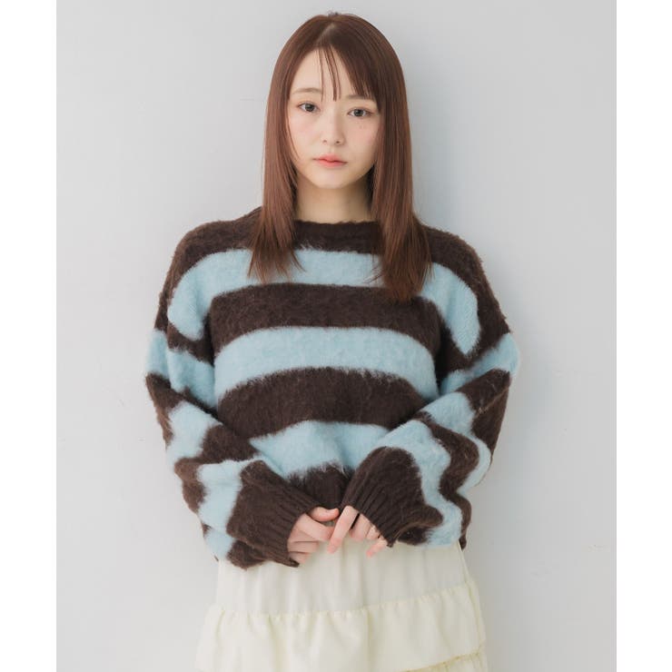 モヘアタッチボーダーNT | RETRO GIRL | 詳細画像6 