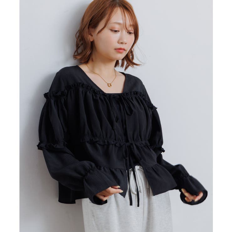 フリル切替リボンBL | RETRO GIRL | 詳細画像14 