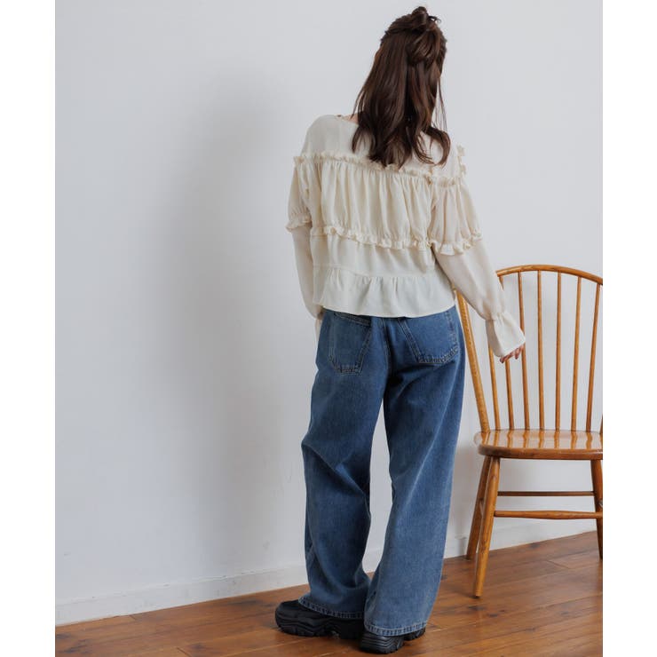 フリル切替リボンBL | RETRO GIRL | 詳細画像5 