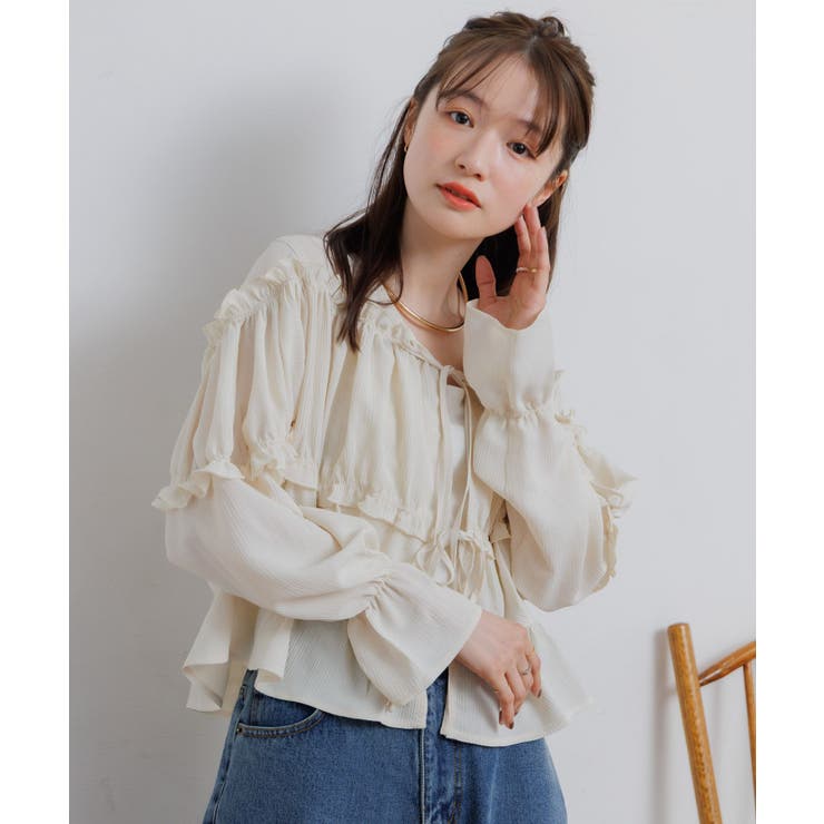 フリル切替リボンBL | RETRO GIRL | 詳細画像7 