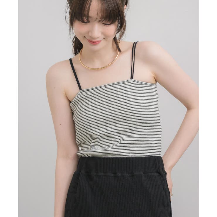 B/BLK | カップ付キャミソール | RETRO GIRL