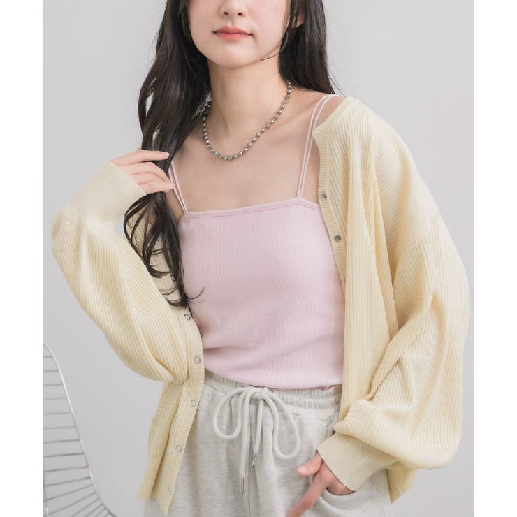 PNK0 | カップ付キャミソール | RETRO GIRL