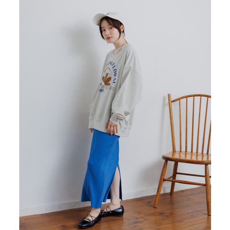 ロゴ刺繍トレーナー | RETRO GIRL | 詳細画像15 