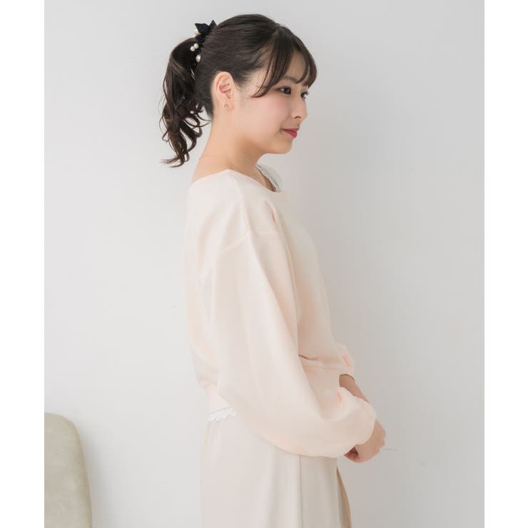 レース付ワンショルトレーナー | RETRO GIRL | 詳細画像10 