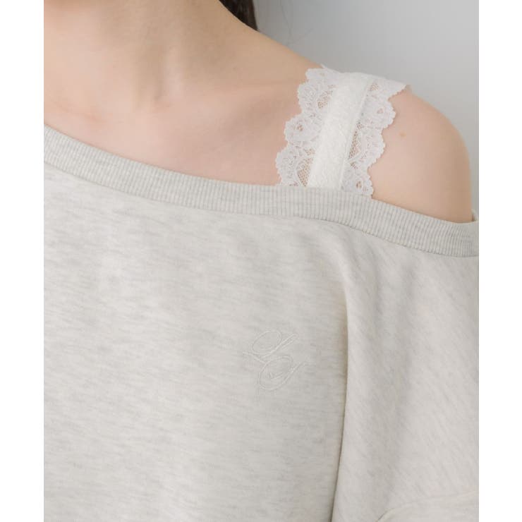 レース付ワンショルトレーナー | RETRO GIRL | 詳細画像26 