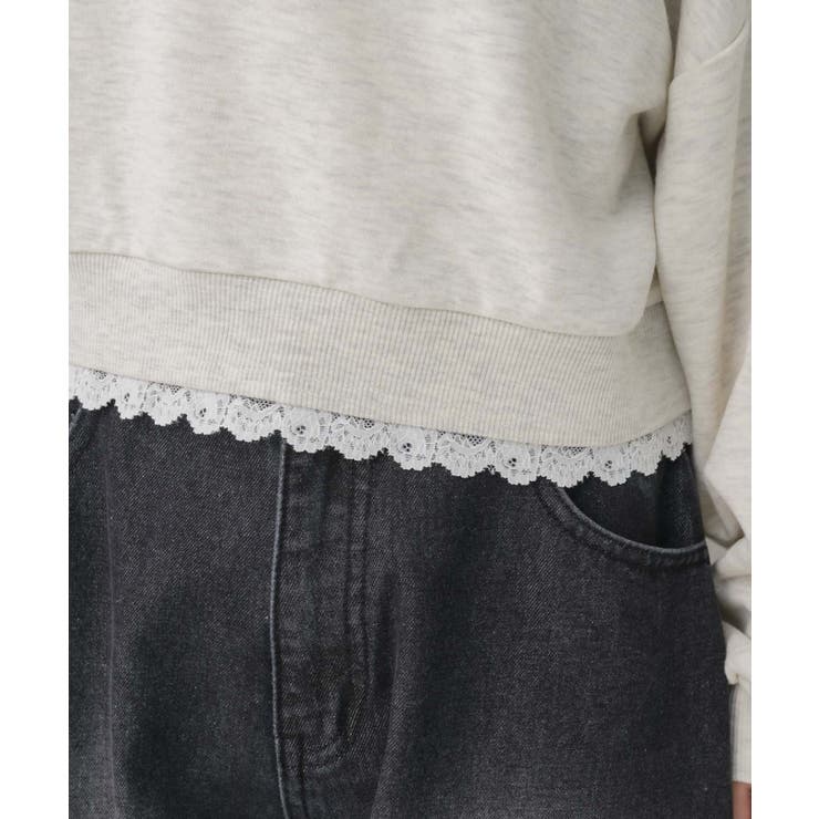 レース付ワンショルトレーナー | RETRO GIRL | 詳細画像29 
