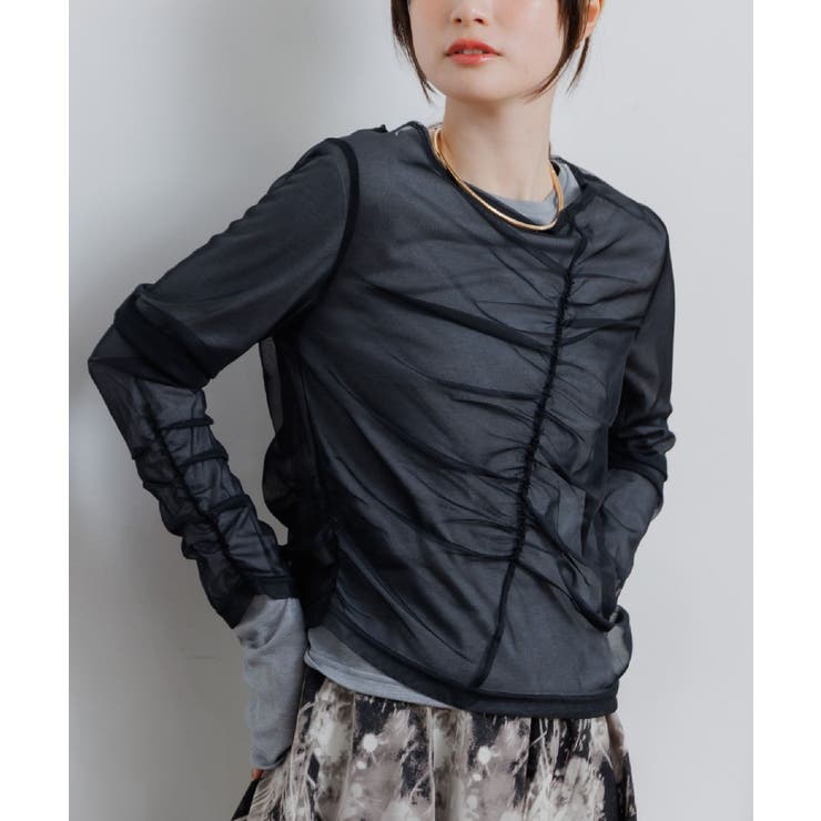 BLK1 | シャーリングレイヤードCT | RETRO GIRL