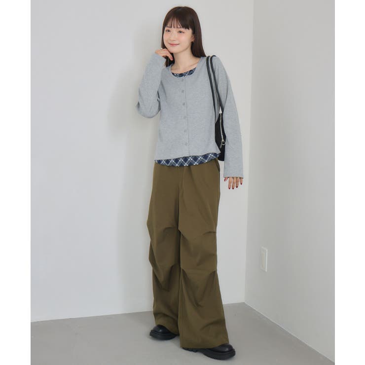 Fレイヤードクルーネックカーデ | RETRO GIRL | 詳細画像15 