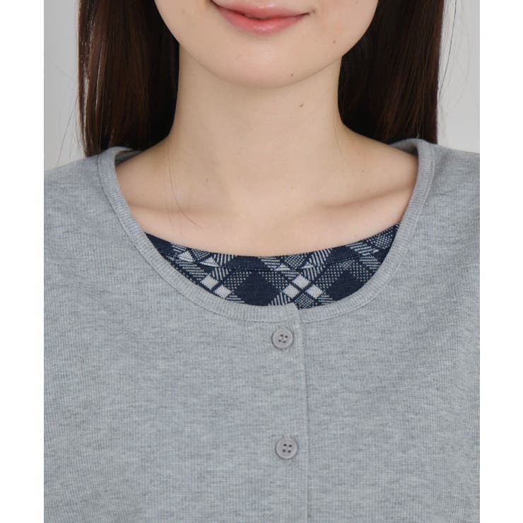 Fレイヤードクルーネックカーデ | RETRO GIRL | 詳細画像32 