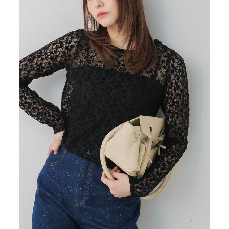 BLK1 | 起毛レースインナー | RETRO GIRL