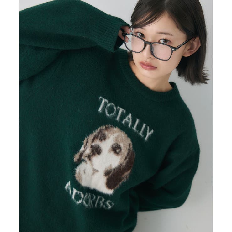 アソートモチーフ起毛ニット | RETRO GIRL | 詳細画像1 