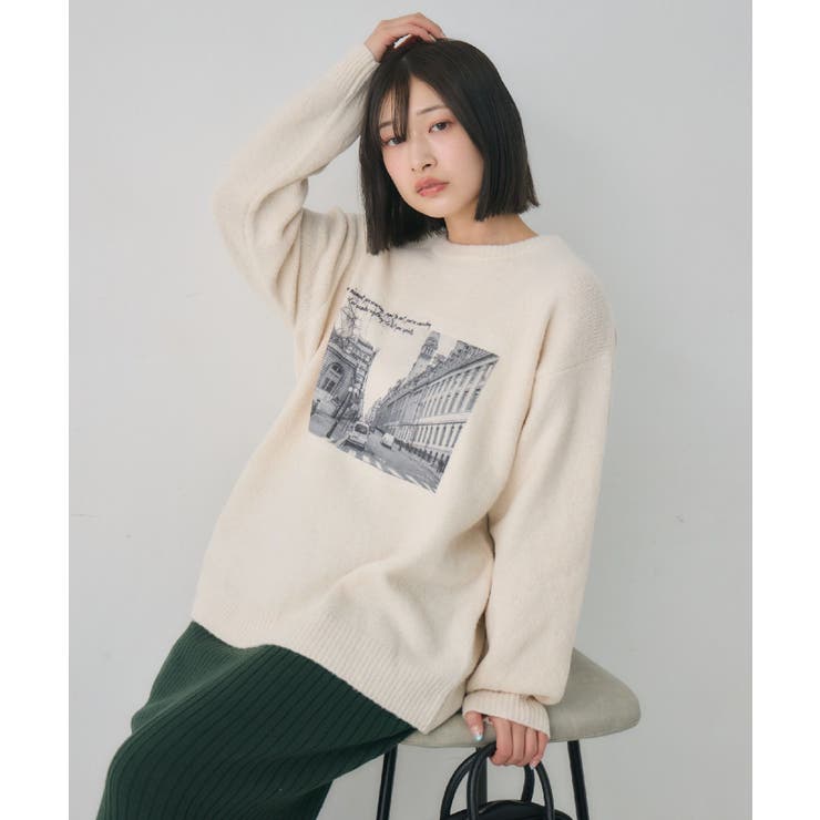 アソートモチーフ起毛ニット | RETRO GIRL | 詳細画像10 