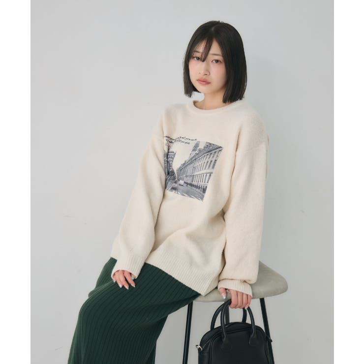 アソートモチーフ起毛ニット | RETRO GIRL | 詳細画像11 