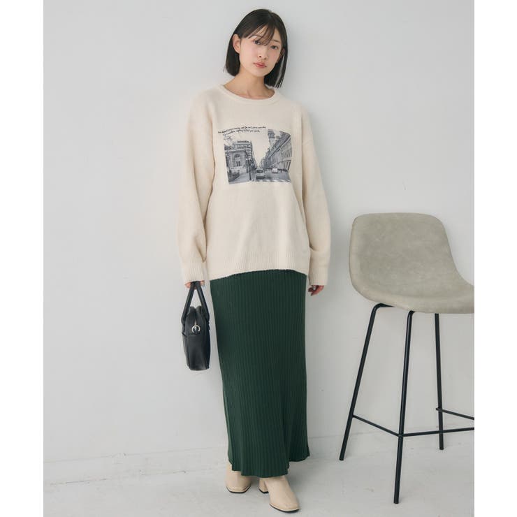 アソートモチーフ起毛ニット | RETRO GIRL | 詳細画像12 