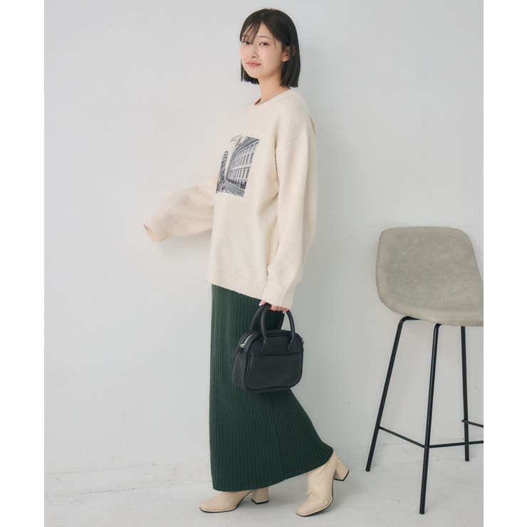 アソートモチーフ起毛ニット | RETRO GIRL | 詳細画像15 