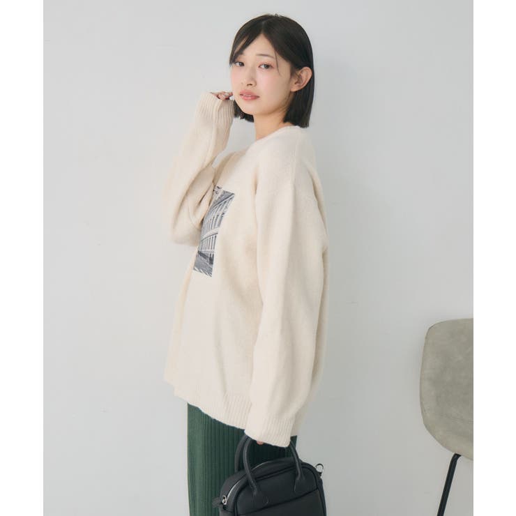 アソートモチーフ起毛ニット | RETRO GIRL | 詳細画像19 