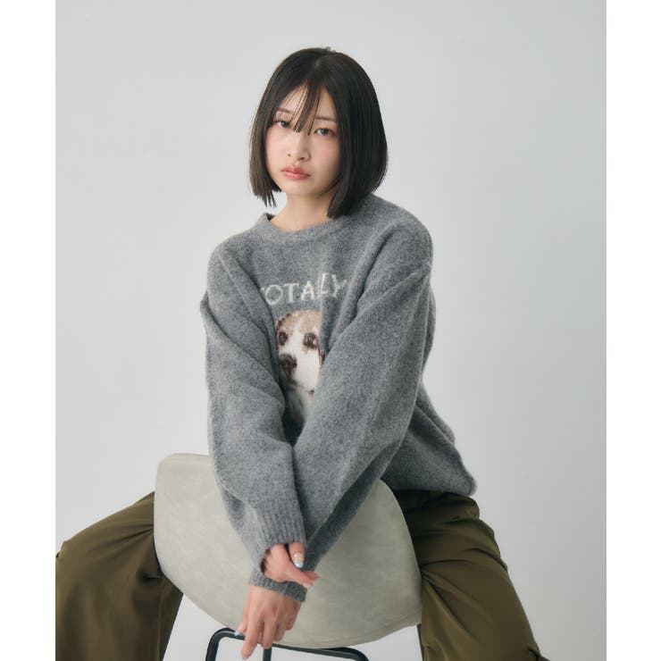 アソートモチーフ起毛ニット | RETRO GIRL | 詳細画像20 