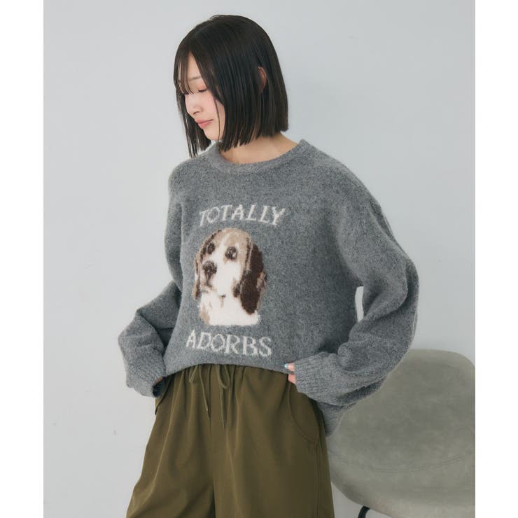 アソートモチーフ起毛ニット | RETRO GIRL | 詳細画像29 