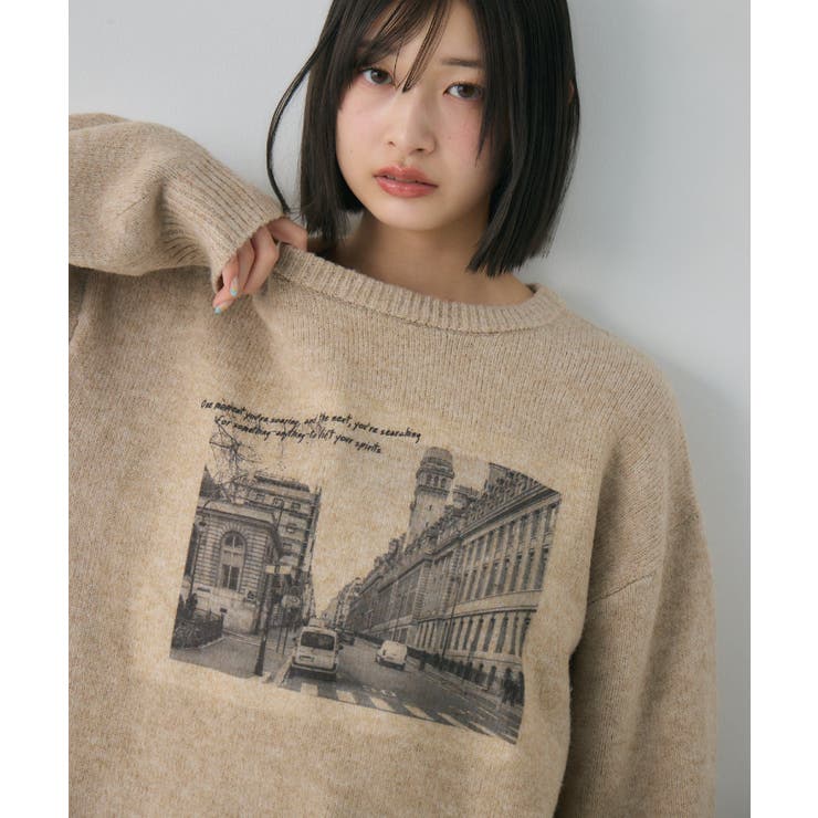 アソートモチーフ起毛ニット | RETRO GIRL | 詳細画像31 