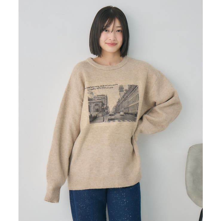 アソートモチーフ起毛ニット | RETRO GIRL | 詳細画像38 