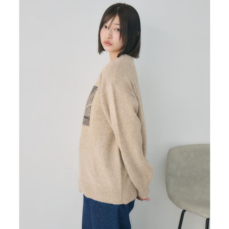 アソートモチーフ起毛ニット | RETRO GIRL | 詳細画像42 