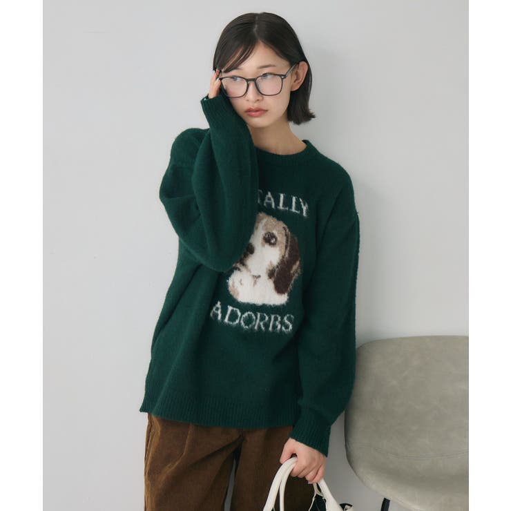 アソートモチーフ起毛ニット | RETRO GIRL | 詳細画像6 