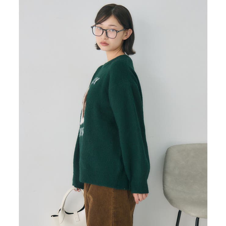 アソートモチーフ起毛ニット | RETRO GIRL | 詳細画像9 