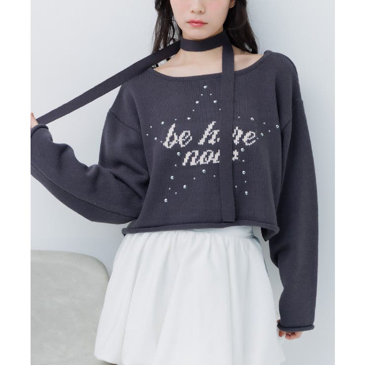 GRY2 | タイ付スタッズロゴNTPO | RETRO GIRL