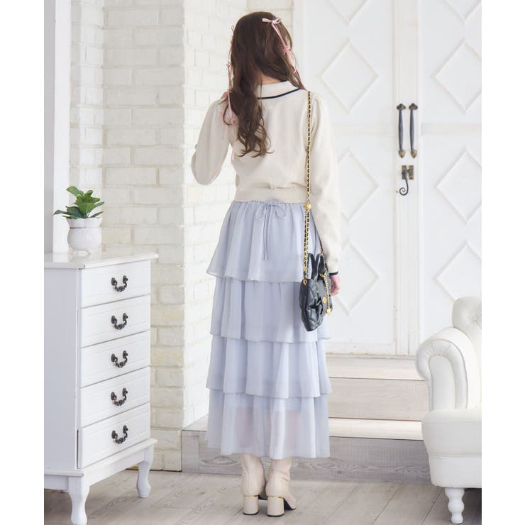 襟付きヴィンテージカーデ | RETRO GIRL | 詳細画像12 