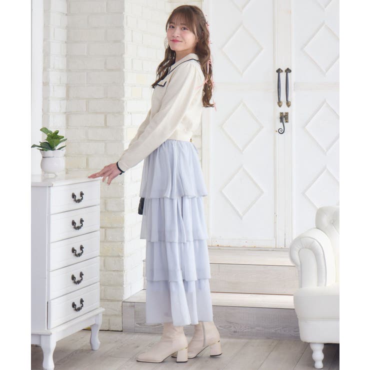 襟付きヴィンテージカーデ | RETRO GIRL | 詳細画像13 