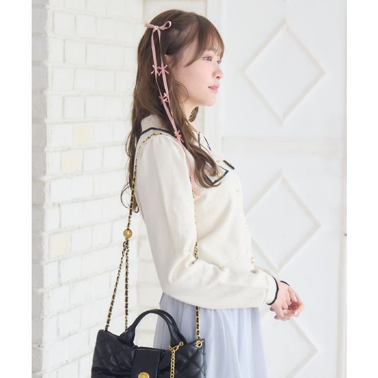 襟付きヴィンテージカーデ | RETRO GIRL | 詳細画像16 