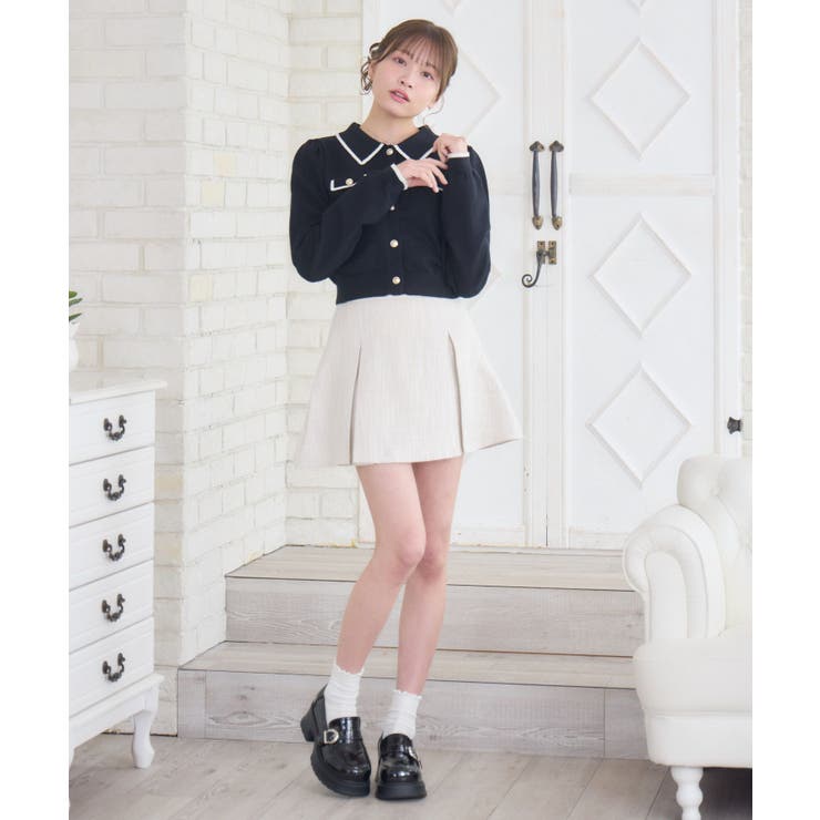 襟付きヴィンテージカーデ | RETRO GIRL | 詳細画像19 