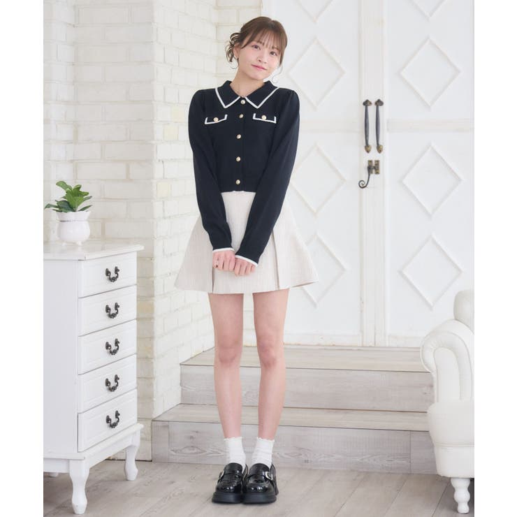 襟付きヴィンテージカーデ | RETRO GIRL | 詳細画像20 