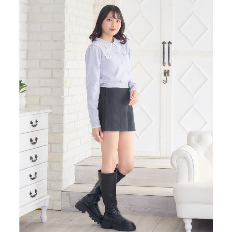 襟付きヴィンテージカーデ | RETRO GIRL | 詳細画像5 