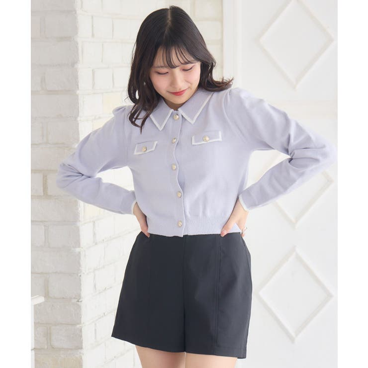 襟付きヴィンテージカーデ | RETRO GIRL | 詳細画像6 