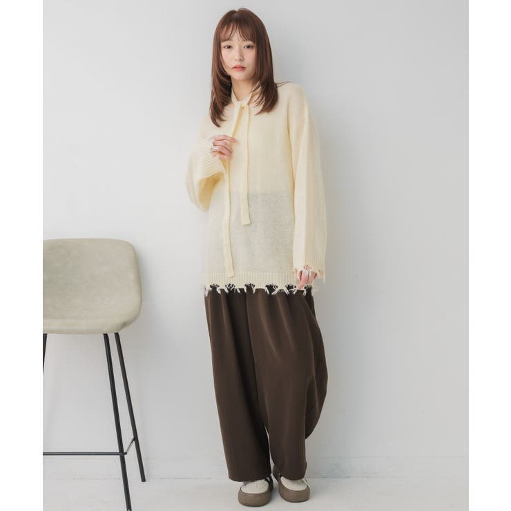 タイ付きチュニックNT | RETRO GIRL | 詳細画像2 