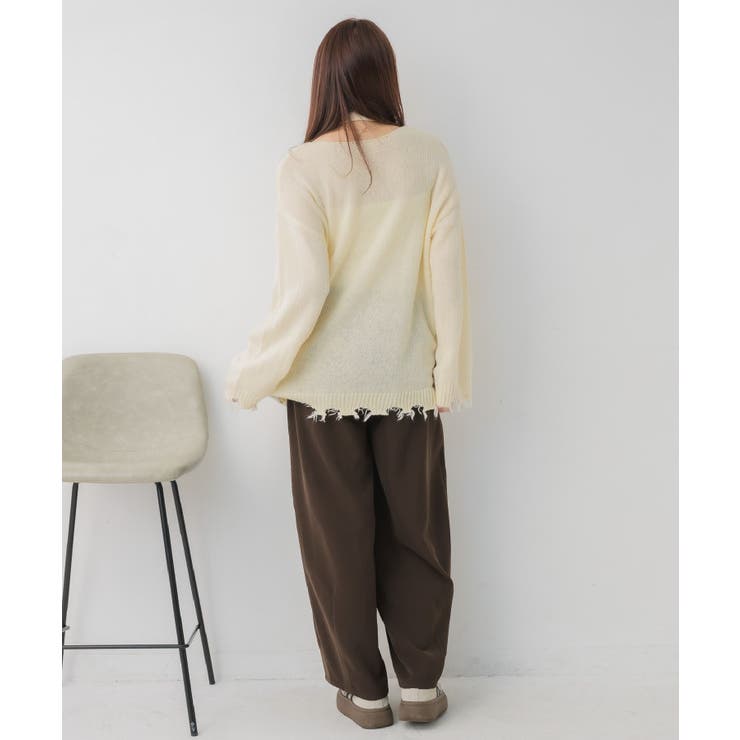 タイ付きチュニックNT | RETRO GIRL | 詳細画像4 