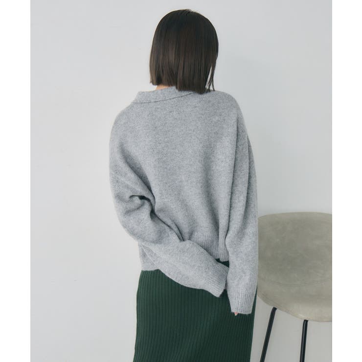 ダブルボタン襟付きカーデ | RETRO GIRL | 詳細画像10 