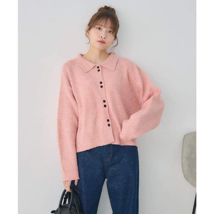 ダブルボタン襟付きカーデ | RETRO GIRL | 詳細画像29 