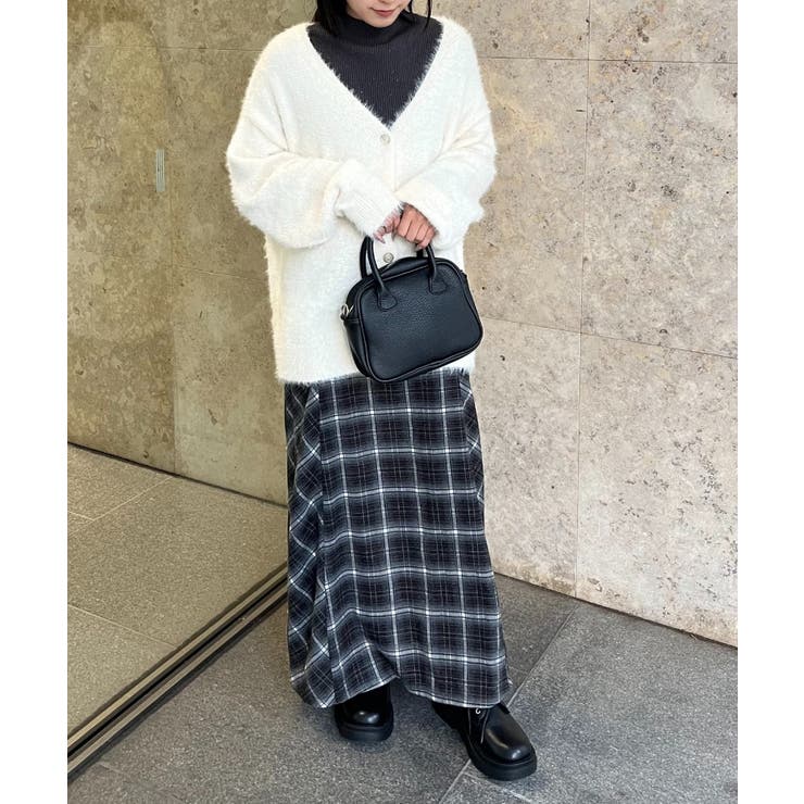 タイ付きシャギーカーデ | RETRO GIRL | 詳細画像12 